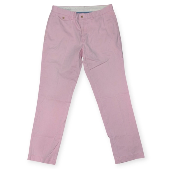 Polo Ralph Lauren Straight Fit  Pink Chino Pants Men's Size 34x32 - Picture 1 of 6